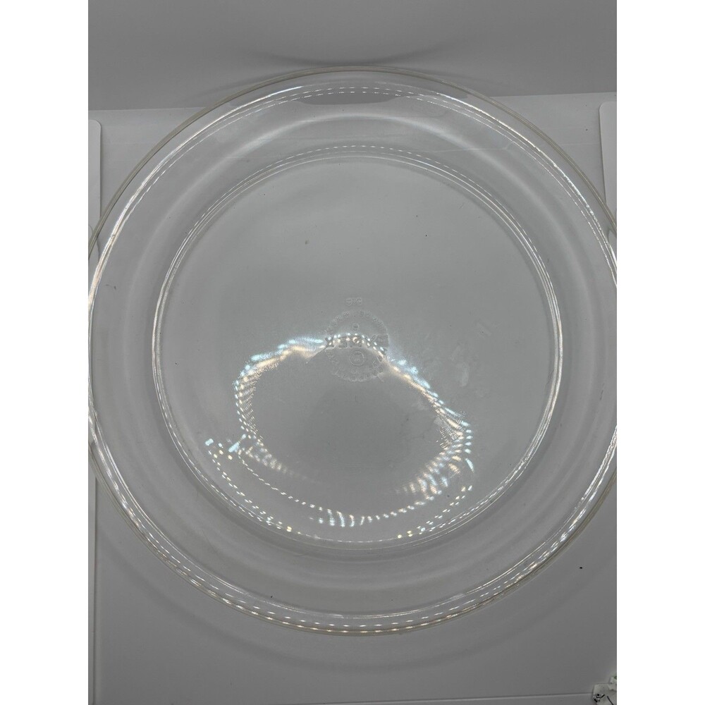 PYREX Rimmed Pie Plate 10-1/2" Style 210 Simple Rim Glass Pie Plate Cookware - Picture 4 of 5